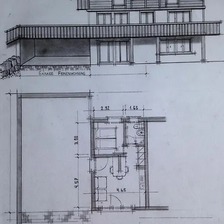 2-zimmer Ferienwohnung,parterre,sitzplatz,garage Lejlighed
