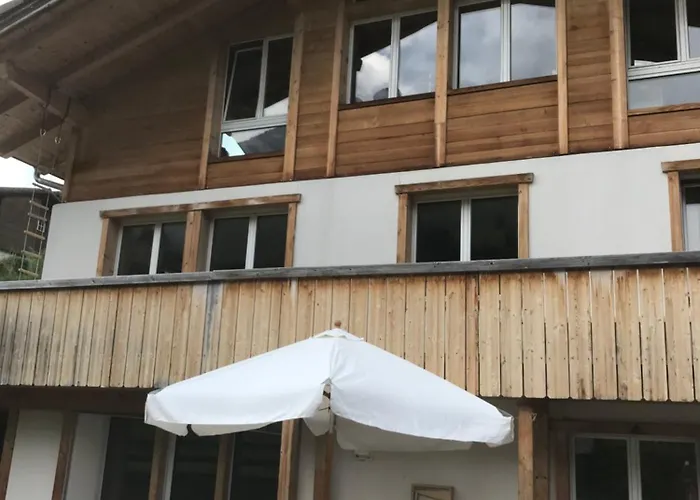 2-zimmer Ferienwohnung,parterre,sitzplatz,garage Adelboden